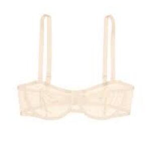 CUUP The Balconette Mesh Bra.  Sea salt 38B.